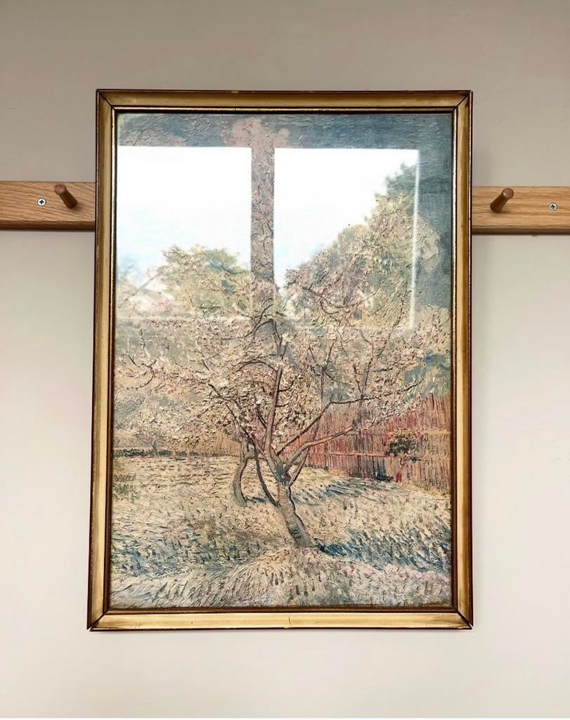 Vintage wandlijst Libelle editie Perzikboom, Ophalen of Verzenden