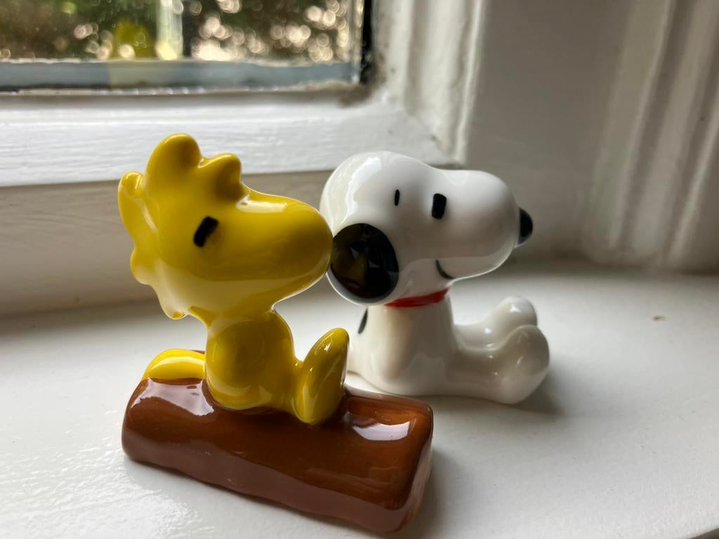 Peanuts Snoopy en Woodstock nieuw, Verzamelen, Ophalen of Verzenden, Snoopy, Nieuw, Beeldje of Figuurtje