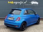 Fiat 500 0.9 TwinAir 105 PK Sport *ACTIEPRIJS *16 inch, Voorwielaandrijving, Gebruikt, Zwart, Leder en Stof