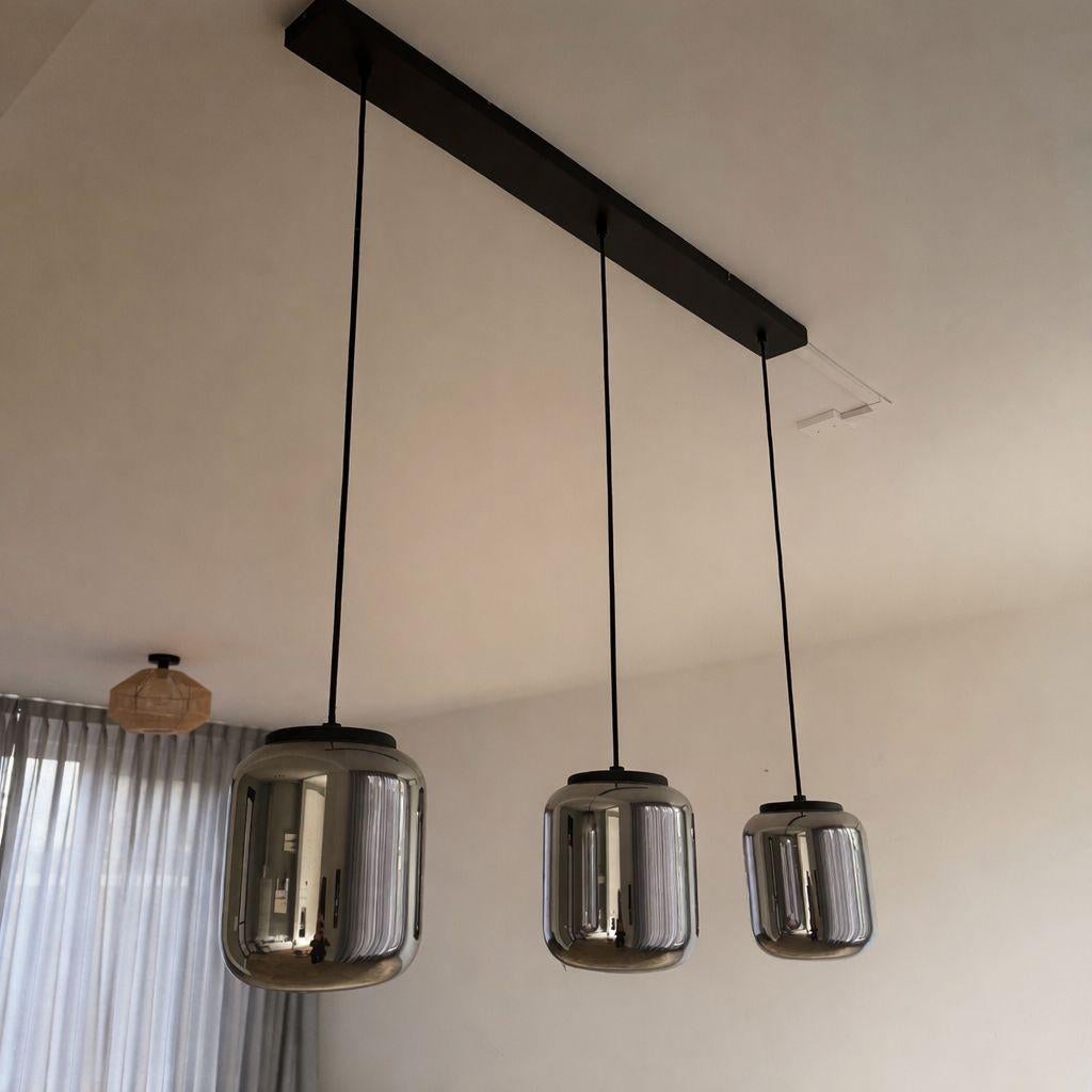 Hanglamp tafellamp eettafel lamp, Huis en Inrichting, Lampen | Hanglampen, Ophalen, Overige materialen, Zo goed als nieuw, 75 cm of meer