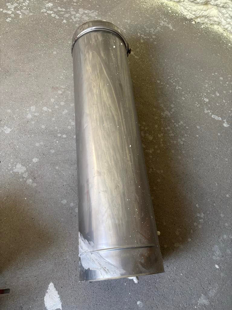 RVS rookgaskanaal, Huis en Inrichting, Kachels, Ophalen, Gebruikt