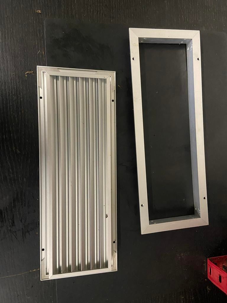 Ventilatierooster Aluminium Nieuw, Doe-het-zelf en Verbouw, Ophalen of Verzenden, Zo goed als nieuw