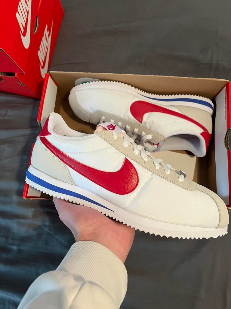 Nike Cortez Forrest Gump - Maat 42, 43 en 45, Wit, Nieuw, Ophalen of Verzenden, Sneakers of Gympen