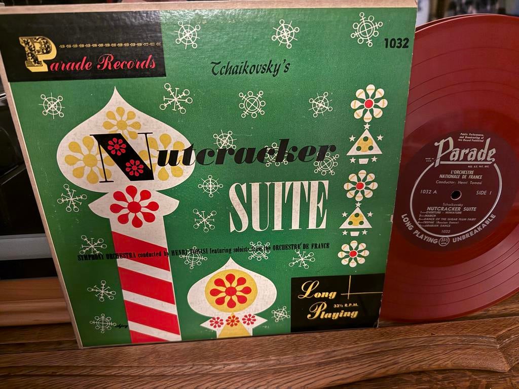Tchaikovsky's Nutcracker Suite - Parade Records LP, Cd's en Dvd's, Vinyl | Klassiek, Zo goed als nieuw, Colored vinyl, Romantiek