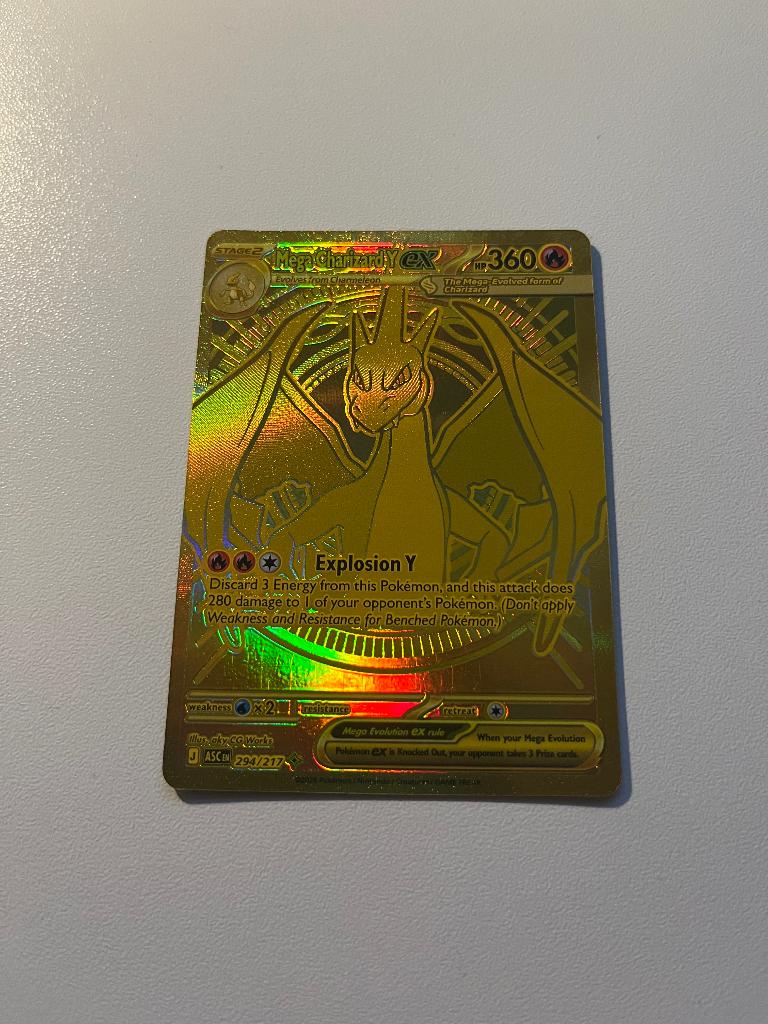 Pokemon Charizard gold Ascended heroes 294/217, Ophalen of Verzenden, Zo goed als nieuw
