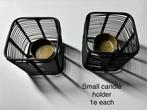 Candle holders &small candles, Ophalen, Zo goed als nieuw, Overige materialen, Minder dan 25 cm