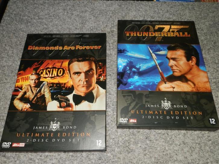 Dvd box James Bond ultimate edition 007 4 dvd, Cd's en Dvd's, Dvd's | Actie, Zo goed als nieuw, Actie, Boxset, Vanaf 12 jaar, Ophalen of Verzenden
