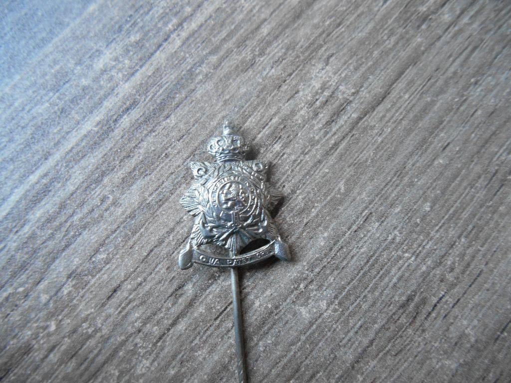 Korps Mariniers insigne zilverkleurig, Verzamelen, Ophalen of Verzenden, Marine, Nederland, Overige typen