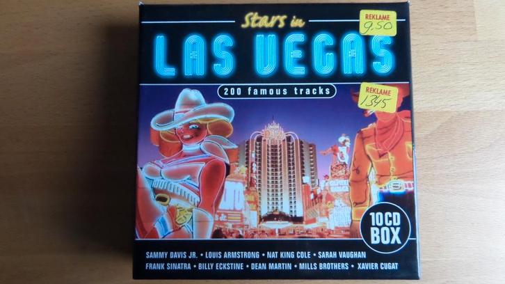 Stars in las Vegas 200 Famous Tracks in een 10 cd box 1345, Cd's en Dvd's, Cd's | Verzamelalbums, Zo goed als nieuw, Pop, Ophalen of Verzenden