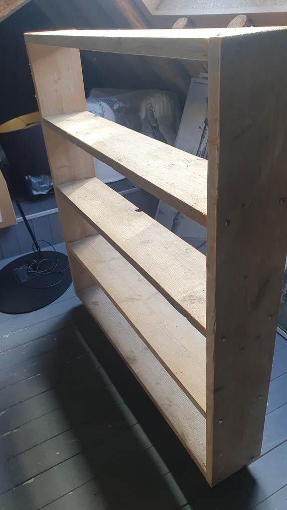 Roomdivider / Open kast op wielen - 120x40x126 cm, Ophalen, Met plank(en), Gebruikt, 100 tot 150 cm