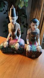 Antieke Javaanse Loro Blonyo sculpturen, Antiek en Kunst, Ophalen of Verzenden