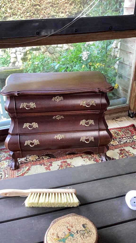 Buikkast, Huis en Inrichting, Kasten | Ladekasten, Gebruikt, Eikenhout, 3 of 4 laden, Minder dan 100 cm