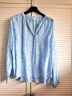 Opus Blouse Tuniek Bloemetjes Lichtblauw Viscosemix Maat 42, Blauw, Maat 42/44 (L), Ophalen of Verzenden, Zo goed als nieuw