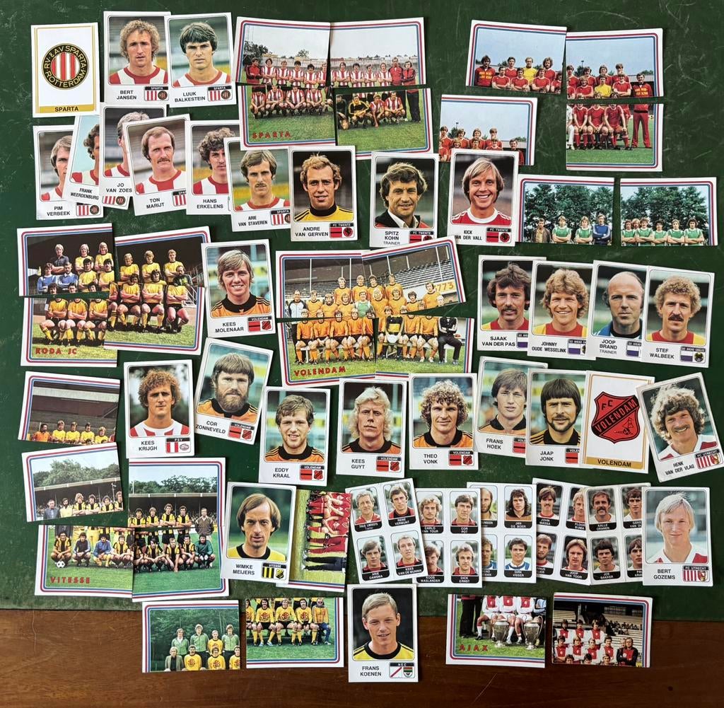 62 panini plaatjes Voetbal 79, Ophalen of Verzenden