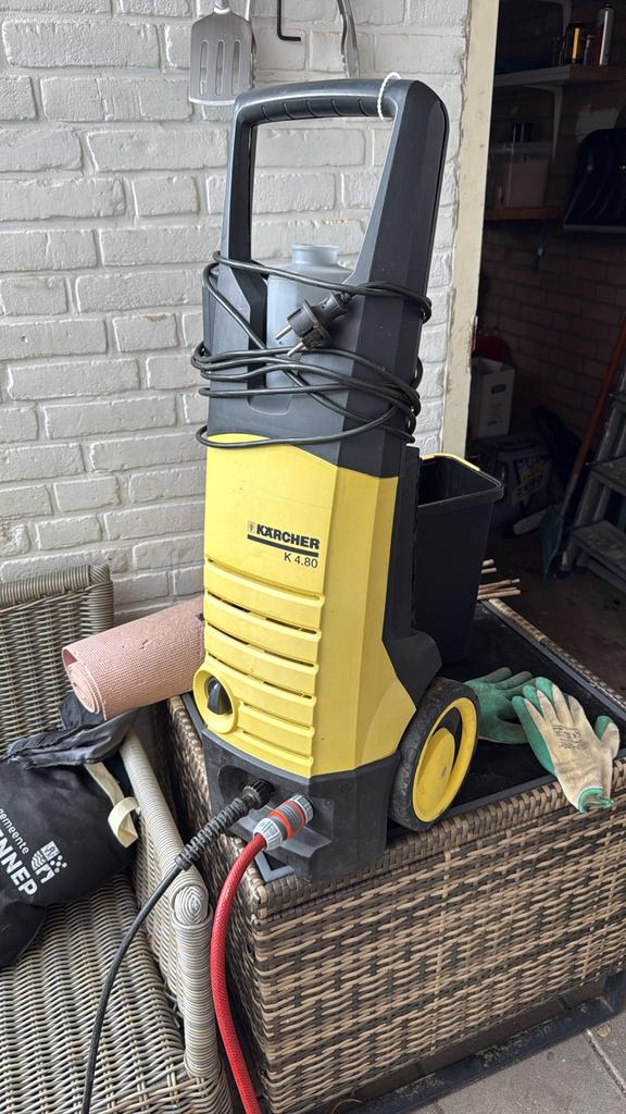 Defecte Karcher K4.80 hogedrukspuit - lekt water, Ophalen, Gebruikt, Elektrisch
