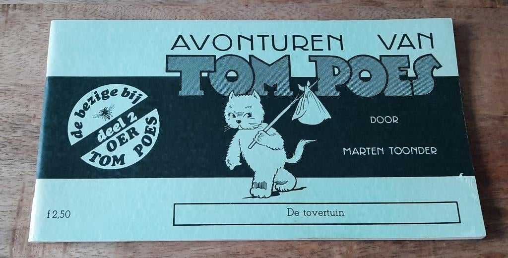 Avonturen van Tom Poes, de Tovertuin, Gelezen, Marten Toonder, Ophalen of Verzenden, Meerdere stripboeken
