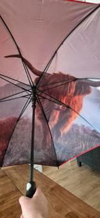 Nieuwe Postcodeloterij Paraplu met Schotse Hooglander, Ophalen of Verzenden, Nieuw, Rood