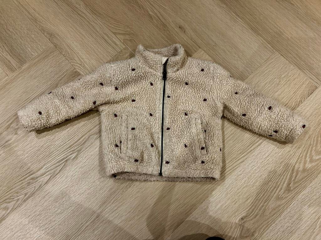 Meisjesjas Lil’Atelier teddyjas lieveheersbeestjes - Maat 98, Ophalen of Verzenden, Zo goed als nieuw, Meisje, Jas