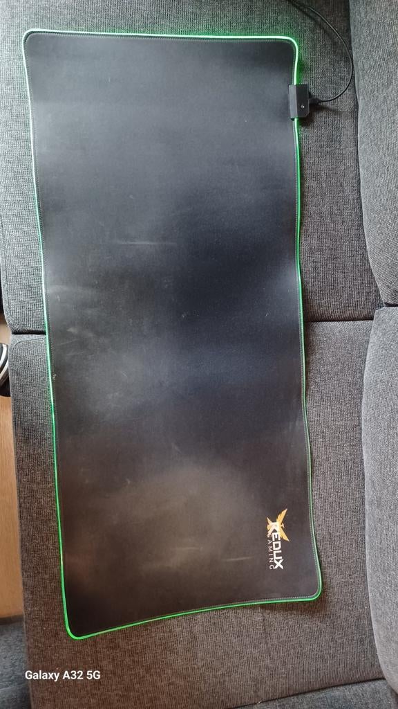 Grote Gaming Muismat met RGB Verlichting - Redux Gaming, Ophalen, Gaming muismat, Gebruikt, Redux Gaming