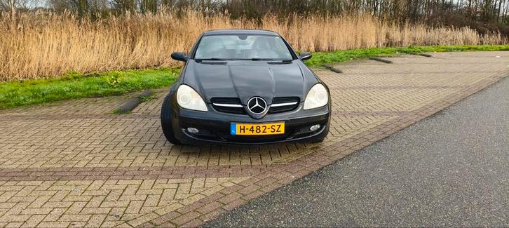 Mercedes-Benz SLK200 AUT 2005 Zwart, Auto's, Mercedes-Benz, Particulier, SLK, ABS, Airbags, Airconditioning, Alarm, Boordcomputer