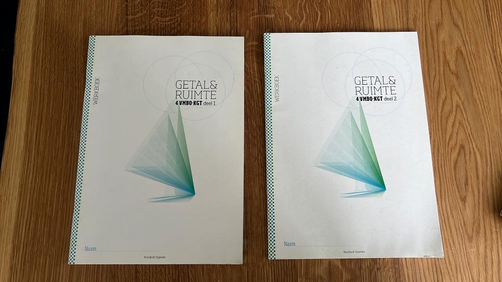 Getal & Ruimte 10e ed vmbo-kgt 4 werkboek deel 1+2, Ophalen of Verzenden, Beta