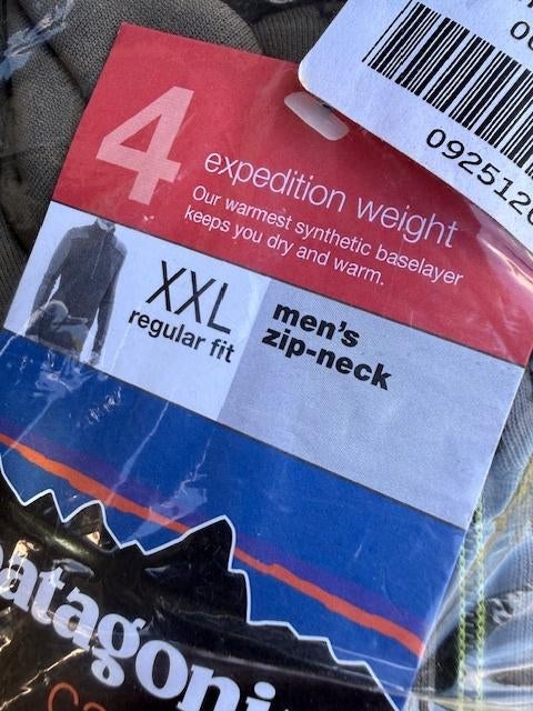 Patagonia fleece zip neck capilene, Nieuw, Overige maten, Ophalen of Verzenden, Patagonia