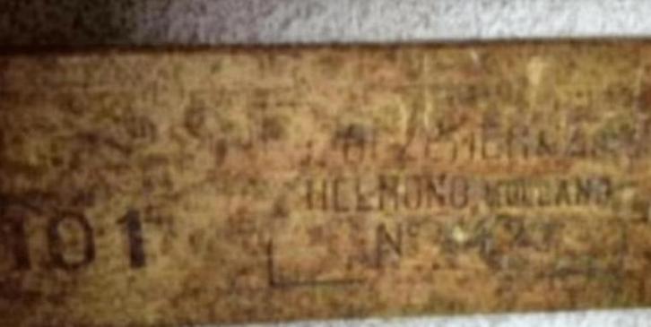 Sigarenplanken; 1 hele en 1 halve; L Bezemer, Antiek en Kunst, Antiek | Gereedschap en Instrumenten, Ophalen of Verzenden