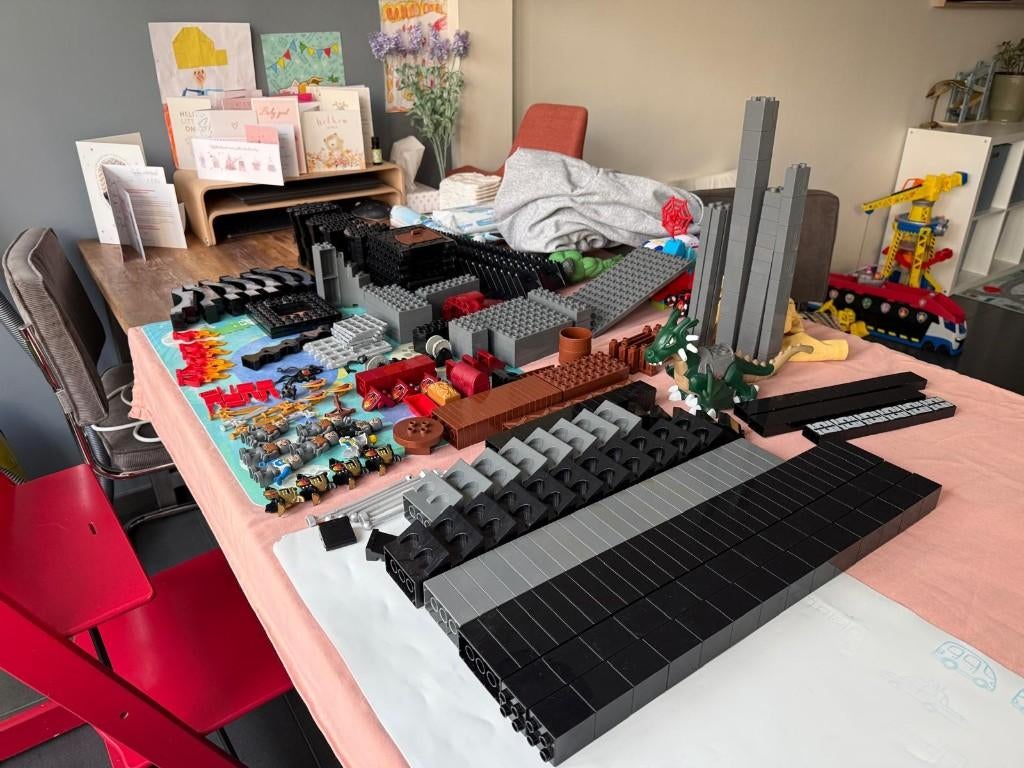 LEGO DUPLO 4785 – Black Castle (2005) – 100% compleet, Ophalen of Verzenden, Zo goed als nieuw, Compleet, Duplo