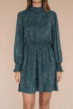 Blauwe jurk met panterprint - Studio (Only) - maat M, Maat 38/40 (M), Blauw, Ophalen of Verzenden, Zo goed als nieuw