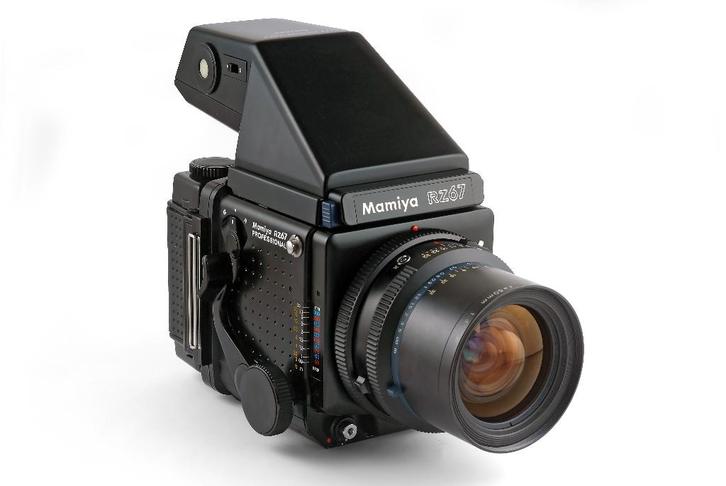 Mamiya RZ67 + 50mm 4.5 W + filmback + AE prism finde, Audio, Tv en Foto, Fotocamera's Analoog, Zo goed als nieuw, Spiegelreflex