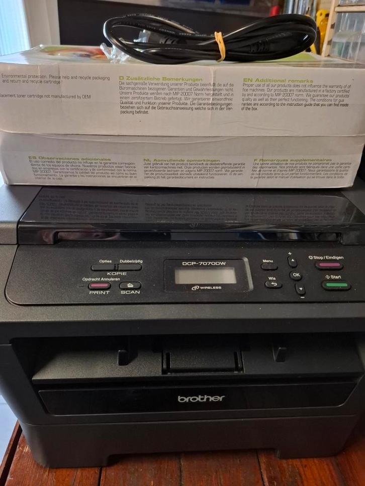 Brother DCP-7070DW Laserprinter met WiFi en Duplex, Computers en Software, Printers, Gebruikt, All-in-one, Laserprinter, Kopieren