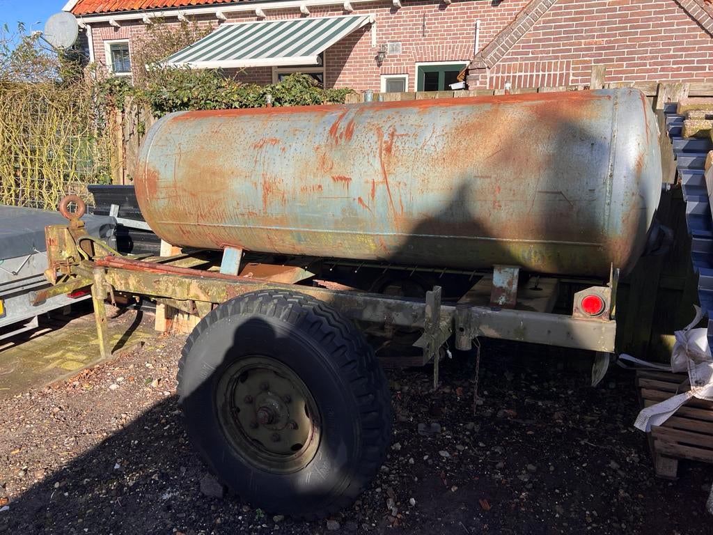 Ex leger aanhanger, Verzamelen, Militaria | Algemeen, Landmacht, Nederland, Ophalen of Verzenden