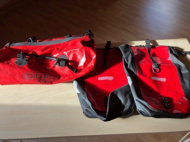 fietstassen en trekkers-tentje, Fietsen en Brommers, Fietsaccessoires | Fietstassen, Ophalen, Gebruikt, Ortlieb