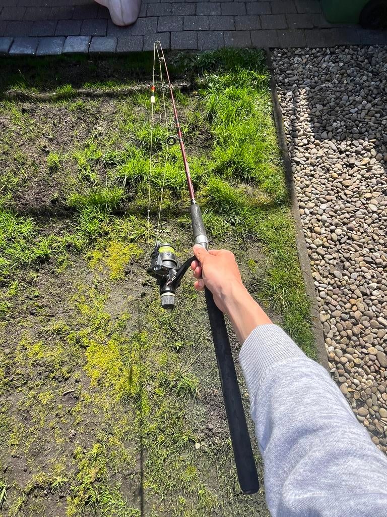 Visspullen voor karper en snoek, Ophalen, Gebruikt, Complete set