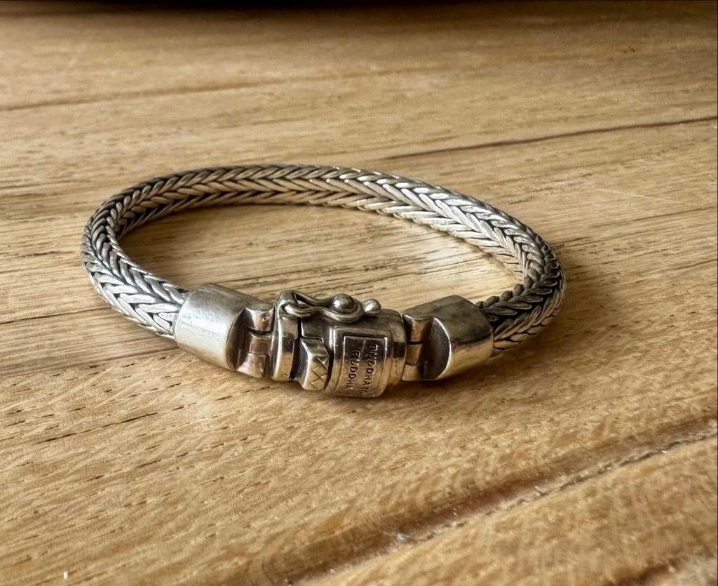 Buddha to Buddha Ellen Armband XS Zilver, Ophalen of Verzenden, Gebruikt, Zilver