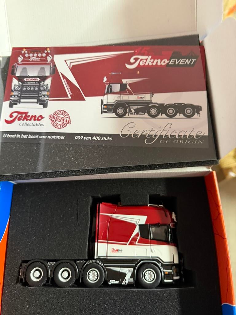 Scania longline Tekno event, Ophalen of Verzenden, Zo goed als nieuw, Bus of Vrachtwagen, Tekno