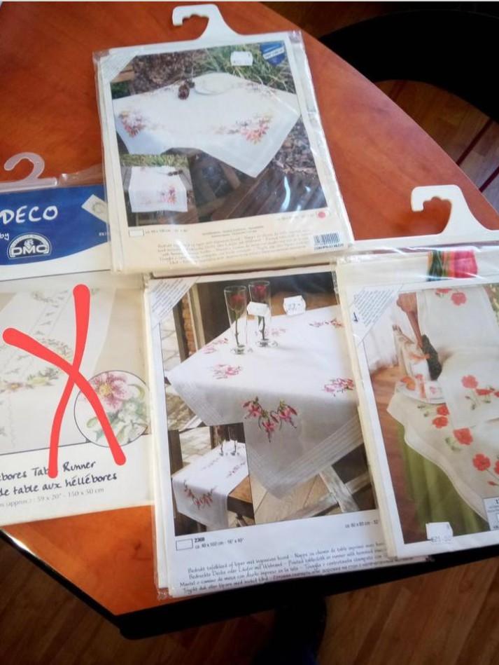 Dmc kleedjes met borduurgaren/borduurzijde 50%korting, Hobby en Vrije tijd, Borduren en Borduurmachines, Ophalen of Verzenden