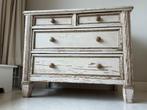 Brocante ladekast/commode, Huis en Inrichting, Kasten | Ladekasten, Ophalen, Gebruikt, 50 tot 100 cm, 3 of 4 laden