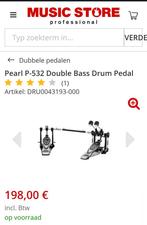 PEARL*Dubbele kick.bass voet pedalen, Ophalen, Gebruikt, Pearl