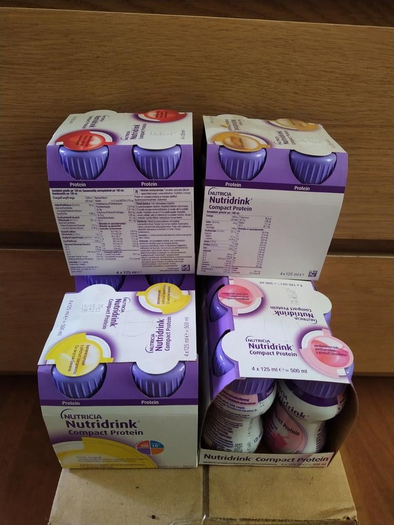 Flesjes drinkvoeding. Nutridrink. Compact protein. 24 stuks, Diversen, Ophalen of Verzenden