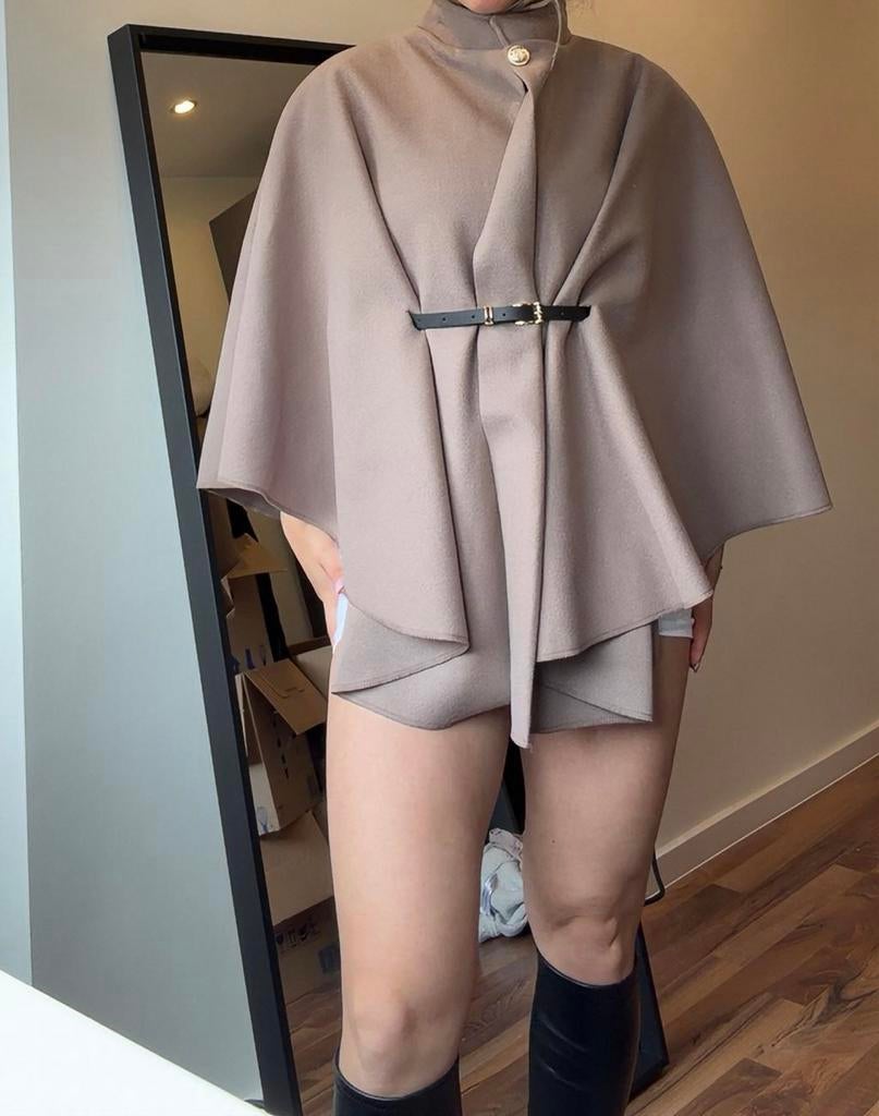 NIEUW! PONCHO, Ophalen of Verzenden, Zo goed als nieuw, Zwart