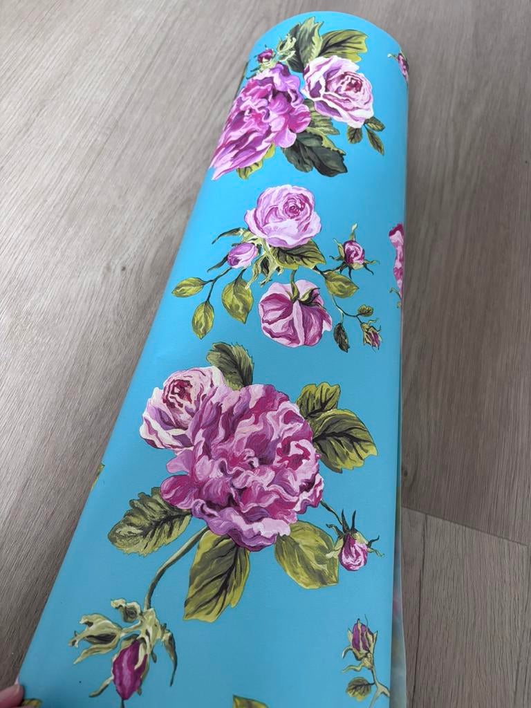 Aangebroken rol Eijffinger behang bloemen, Ophalen, Minder dan 10 m²