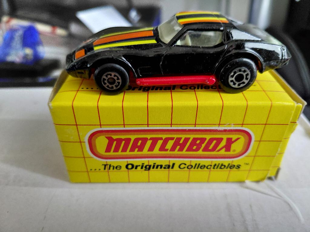 Matchbox 62 Chevrolet Corvette US Box, Ophalen of Verzenden, Zo goed als nieuw, Auto