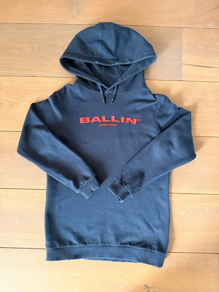Ballin Amsterdam hoodie donkerblauw maat 16 (junior), Kinderen en Baby's, Kinderkleding | Maat 176, Ophalen of Verzenden, Zo goed als nieuw