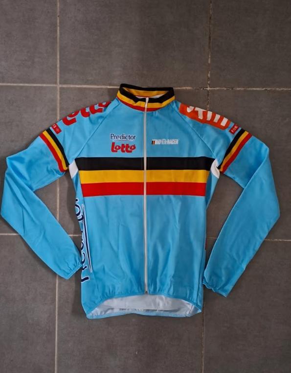Wielershirt Team België 2007 Lotto Predictor, S, Gebruikt, Bioracer, Bovenkleding