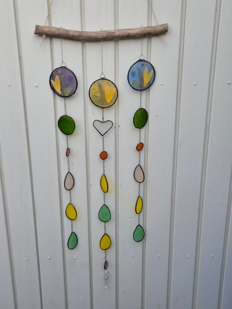 Tiffany glas in lood hanger modern en uniek, Ophalen of Verzenden