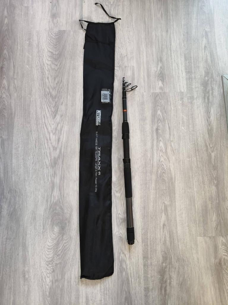 Hengel tele spin Mitchell traxx 2, 7m 10-35 gram, Watersport en Boten, Hengelsport | Roofvissen, Verzenden, Nieuw, Werphengel