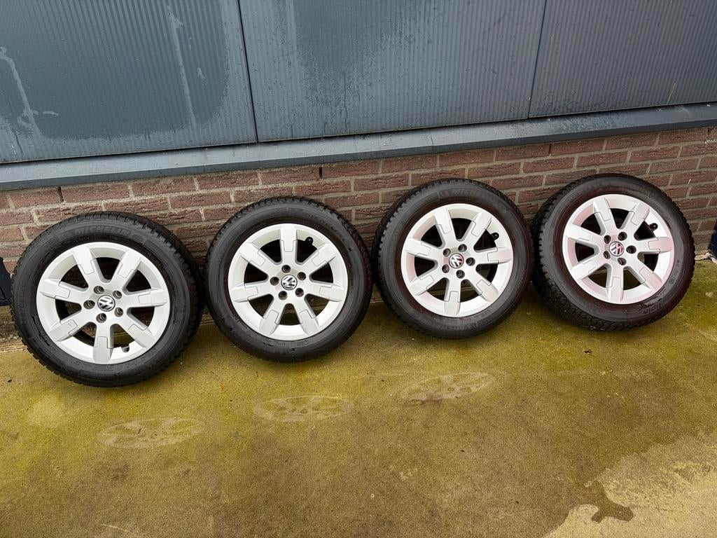 Volkswagen Polo lichtmetalen velgenset 15”, Ophalen, Gebruikt, 15 inch, 175 mm