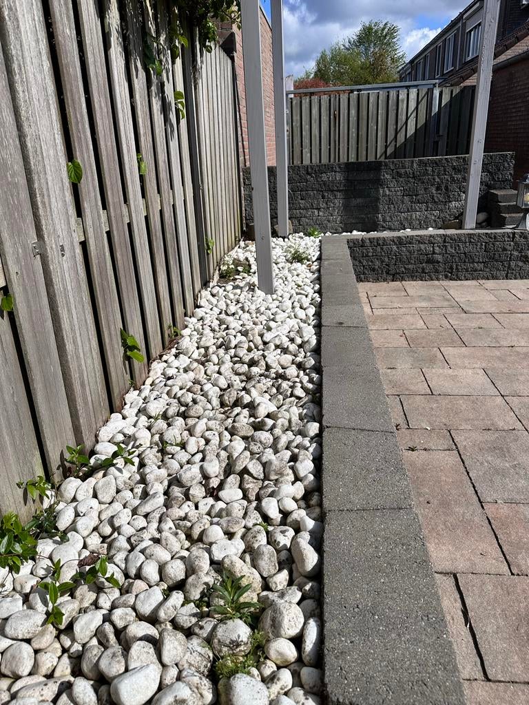 Carrara Keitjes wit 40-60mm, Tuin en Terras, Ophalen, Wit