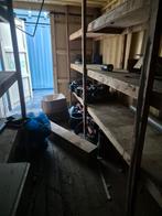 20ft zeecontainer, bouwcontainer met stellingen, Ophalen of Verzenden